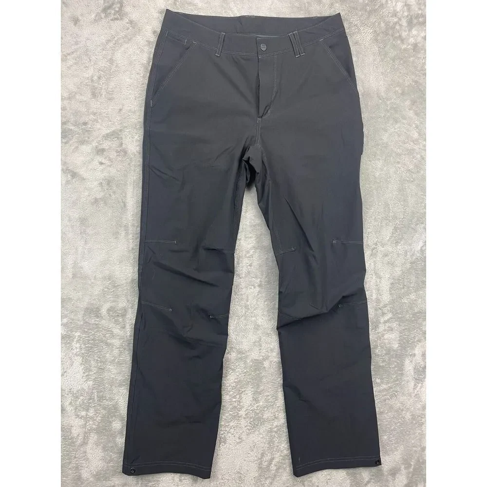 Adidas Men's Pants 32x32 Black Chino Stretch‎ Outdoor Performance Nylon Blend